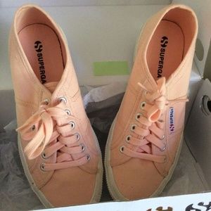 SUPERGA Women’s Shoes COTU Sneaker Fresh Peach/Light Coral Sz 39